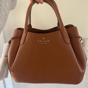 NWT Kate Spade | large satchel | dumpling | gingerbread